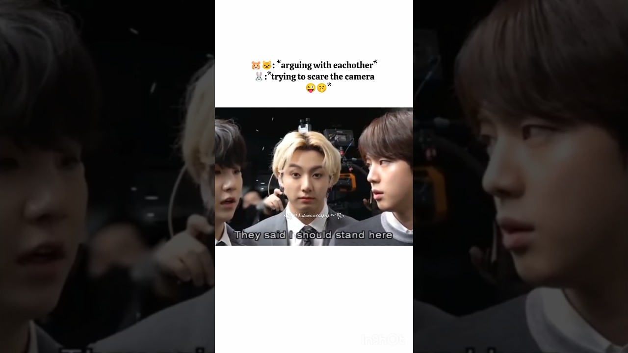 Jungkook eyeing us👀 while Jin & yoongi arguing there 🤣🤣 #bts #shorts #btsshorts #btsfunny