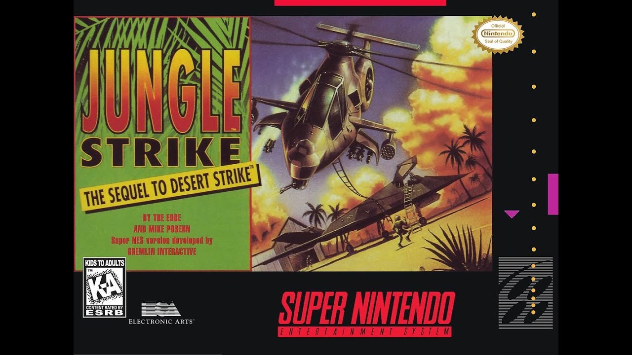 Sega Genesis Jungle Strike Long-Play (No Deaths)