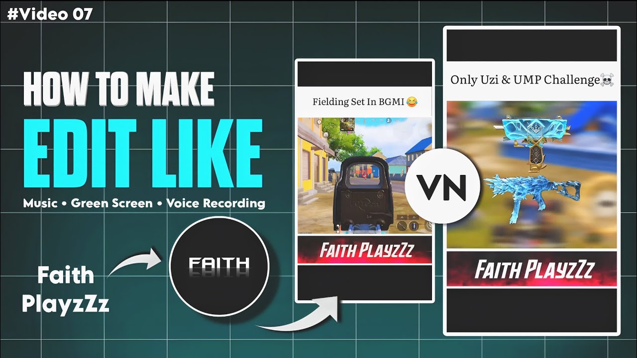Edit 4k Shorts Like @FaithPlayzZzYT in VN app 🔥 | How to Make Gaming Shorts Overlay 🎮 | Zhylan XTRA 
