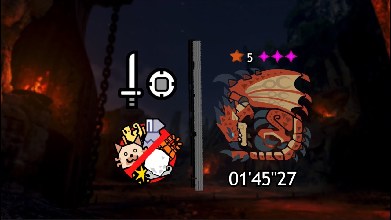 [MH:WILDS] SNS v Rathalos 1'45
