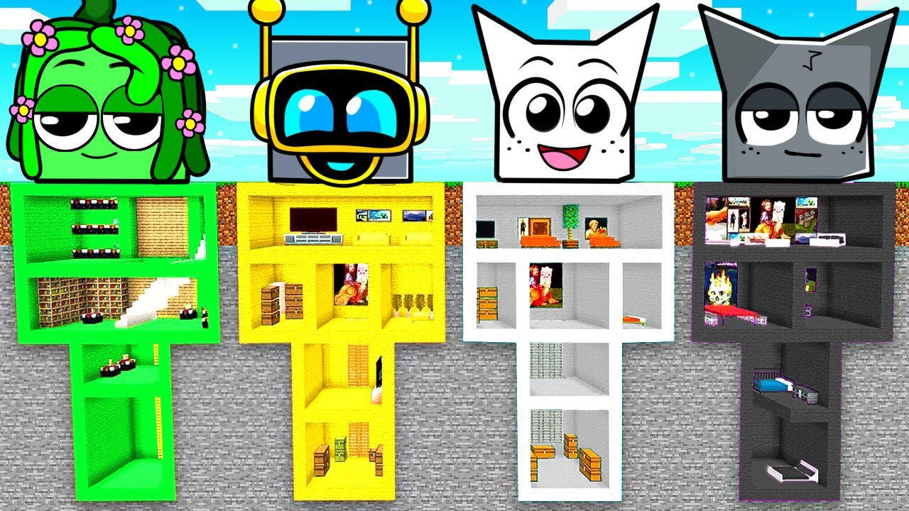 CREAMOS las MEJORES BASES SECRETAS en MINECRAFT!
