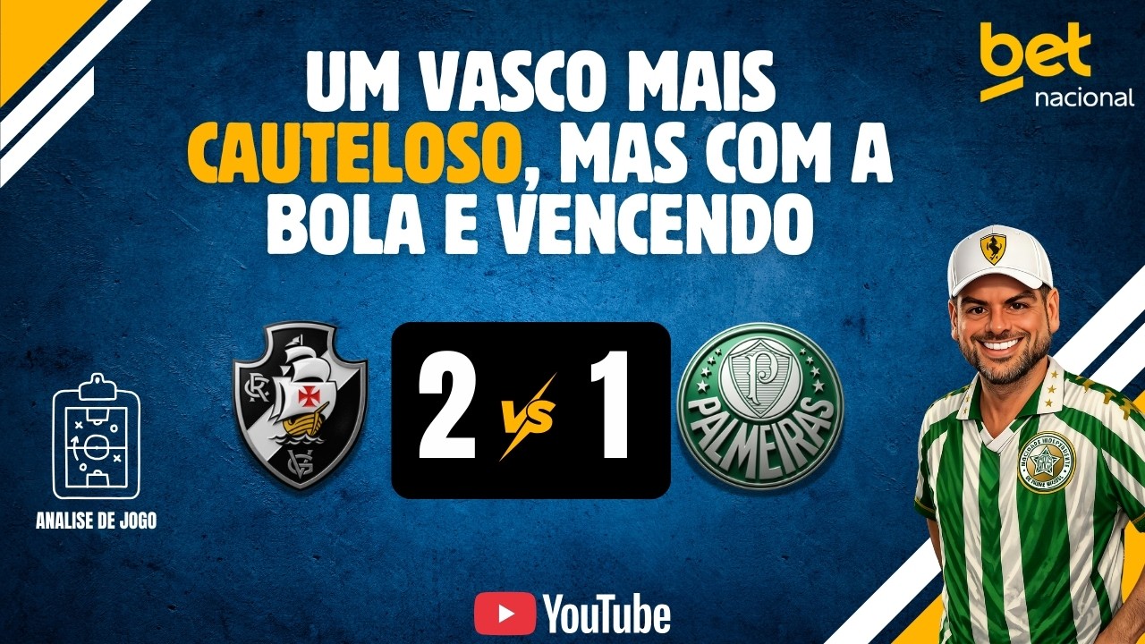 Vasco recua, aceita a dificuldade e vira grande jogo