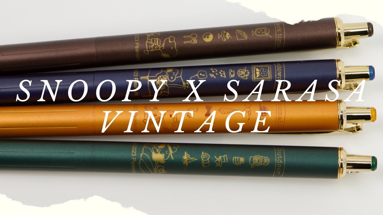 Snoopy Sarasa Vintage and Snoopy Sarasa Grand (+ hacks)