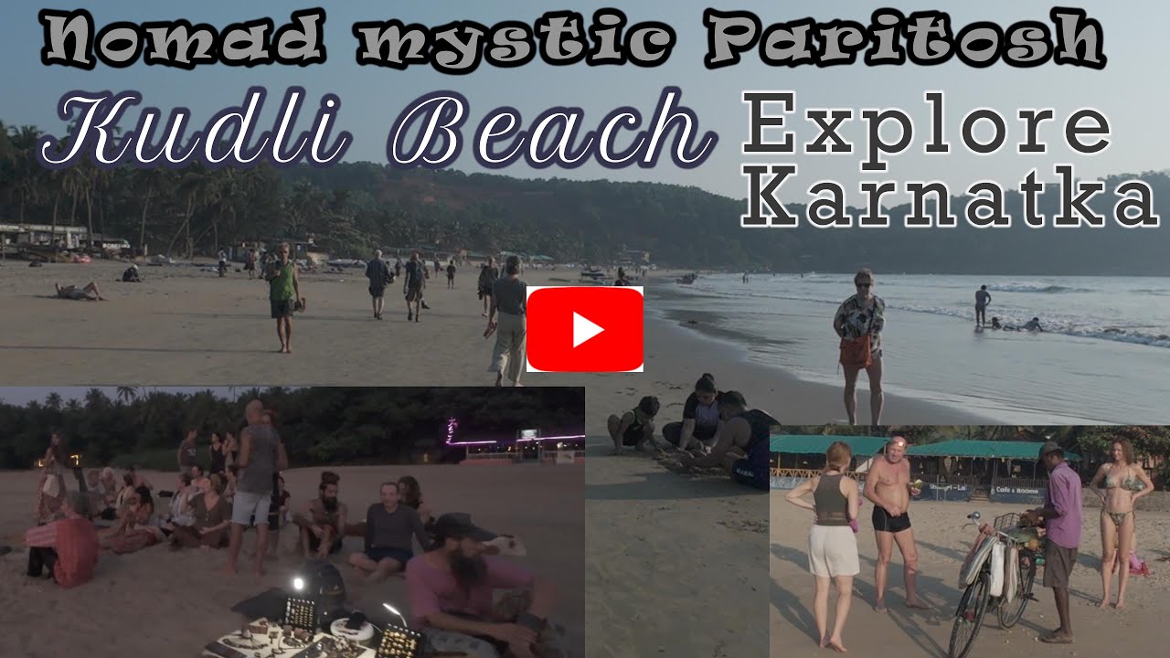 GOA ! Kudli Beach ! Karnatka ! Bike ! Youtube ! Biker !Young ! Southindia