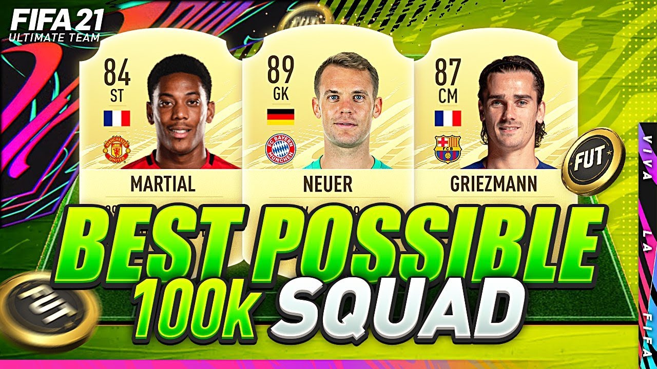 FIFA 21 | MOST OVERPOWERED BEST POSSIBLE 100K HYBRID EVER!💪✅ | 100K META TEAM | FUT 21 SQUAD BUILDER
