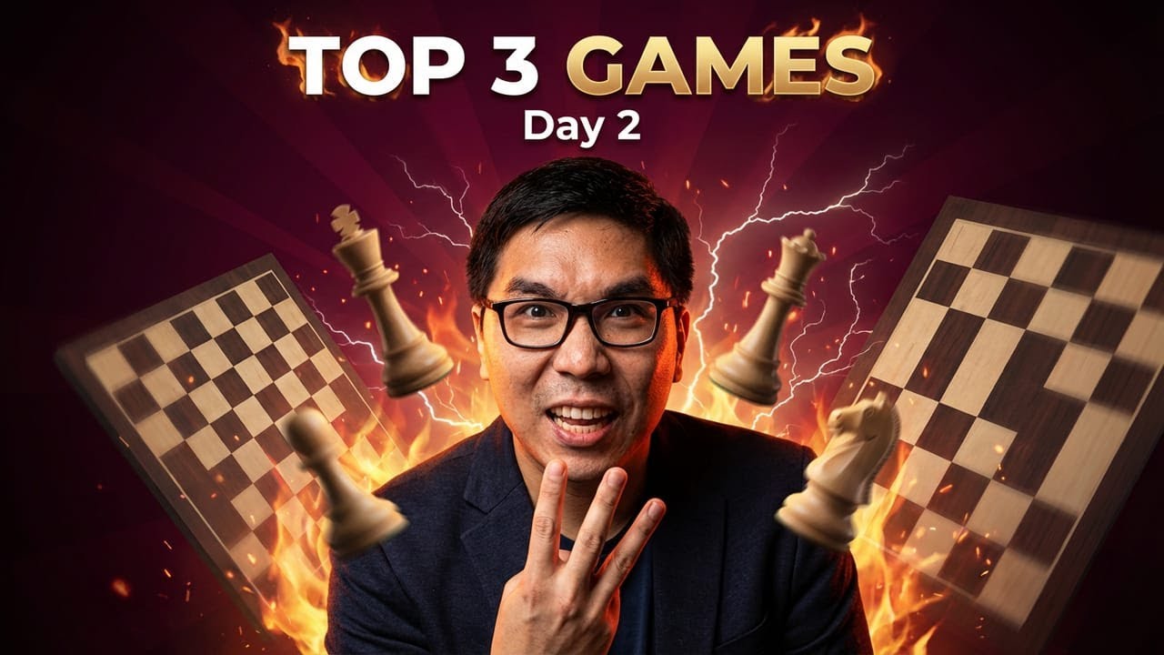 ANG MAINIT INIT PA NA TOP 3 Games Sa Day 2 | Tata Steel Chess India 2026