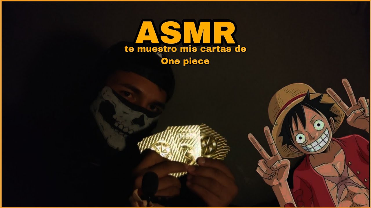 Te muestro mis cartas de one piece 🏴‍☠️💤(ASMR).
