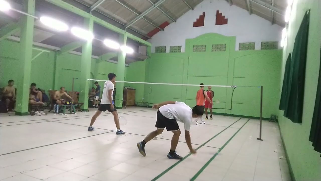 PB. Namplek Seneng | Grade A (Dayu & Amin Vs Dimas & Fernando) Belum Kapok - Latihan Badminton Rutin