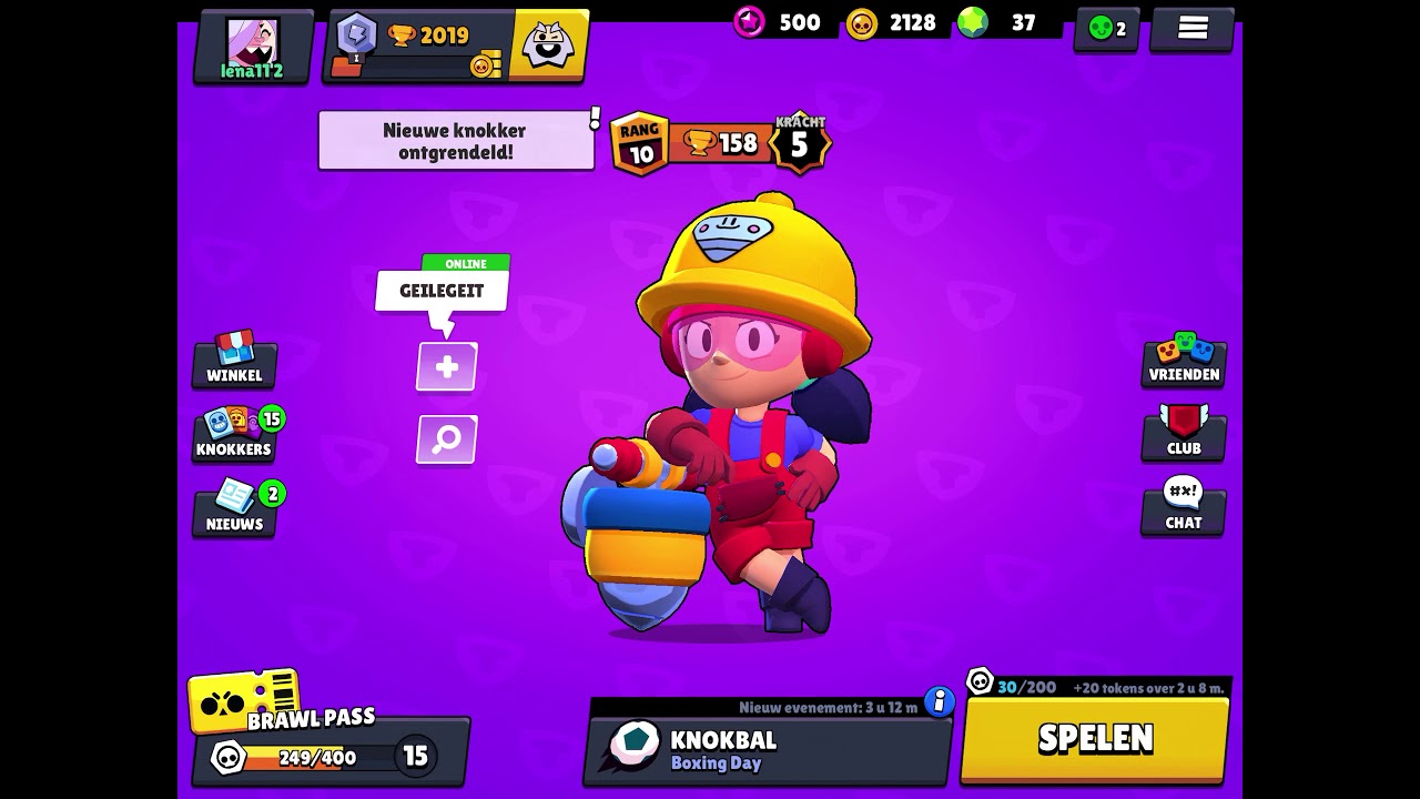 Veel opdrachten gedaan en kreeg twee nieuwe dingen