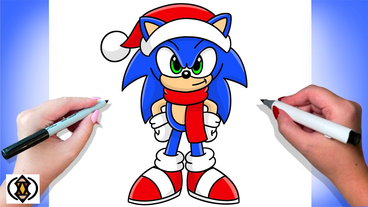 How To Draw Christmas Sonic