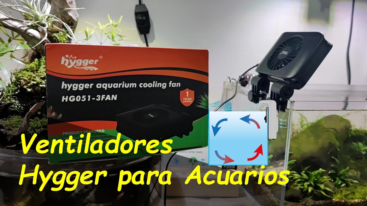Ventilador Hygger HG051-3 ¿Por qué es Recomendable usarlo en tu Acuario?