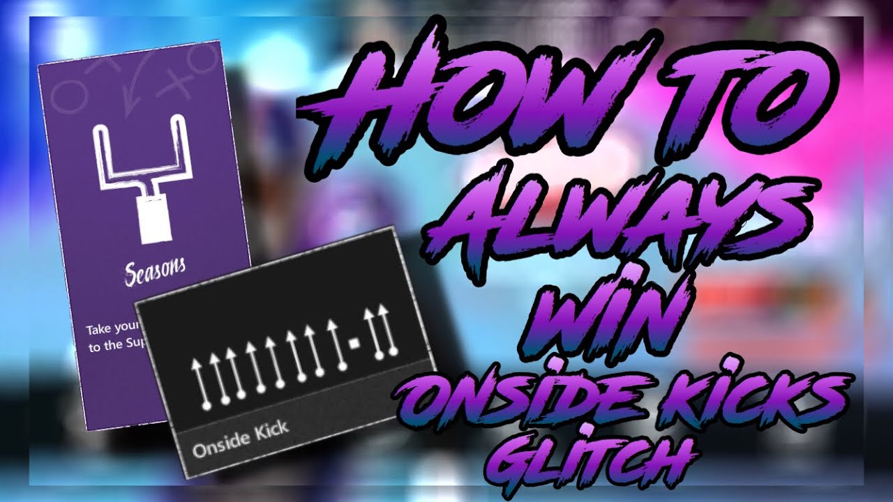 How to always win onside kicks glitch!!! (Madden Mobile 20)