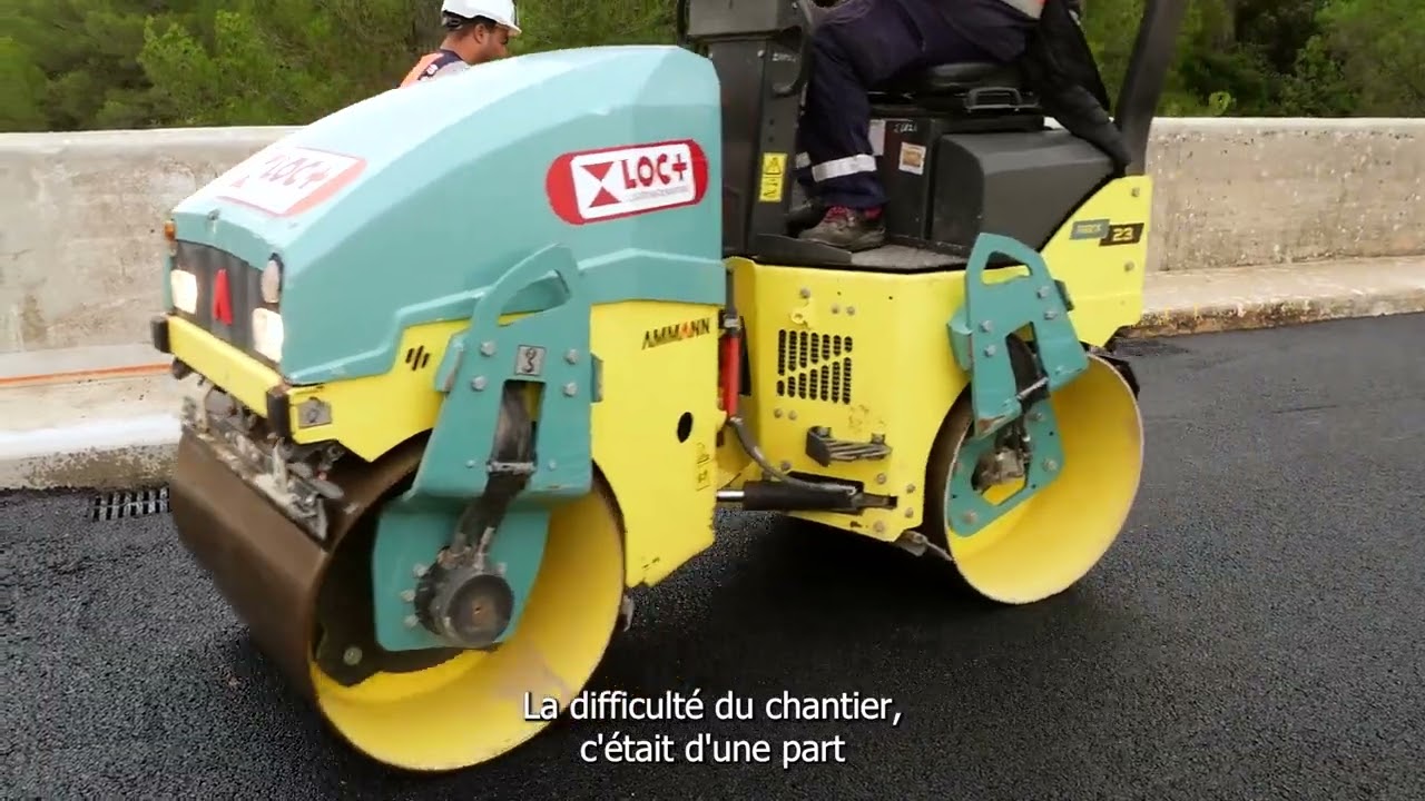 Travaux d'étanchéité du barrage de Bimont