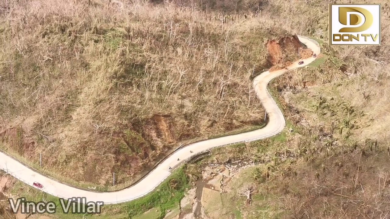 Aerial video of Bato, Catanduanes after Supertyphoon Rolly