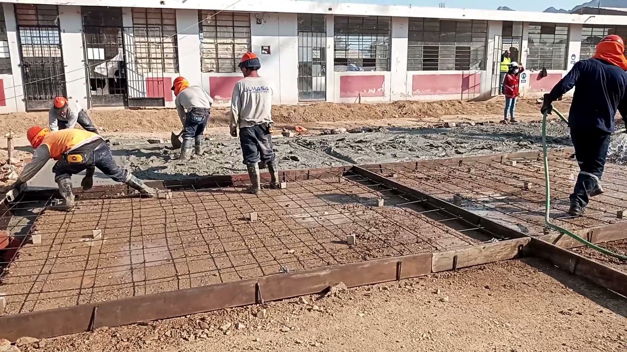 Asi se construye una losa deportiva