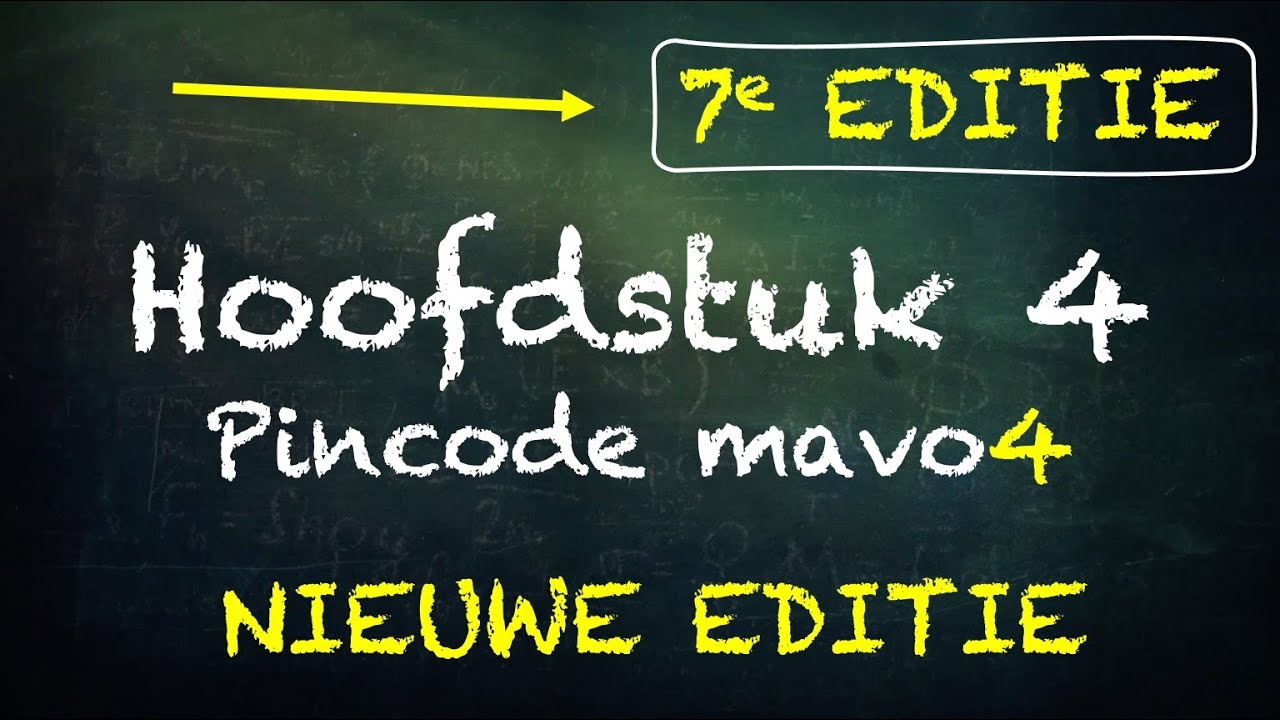Hoofdstuk 4 mavo 4 (Pincode 7e ed.) - economie vmbo