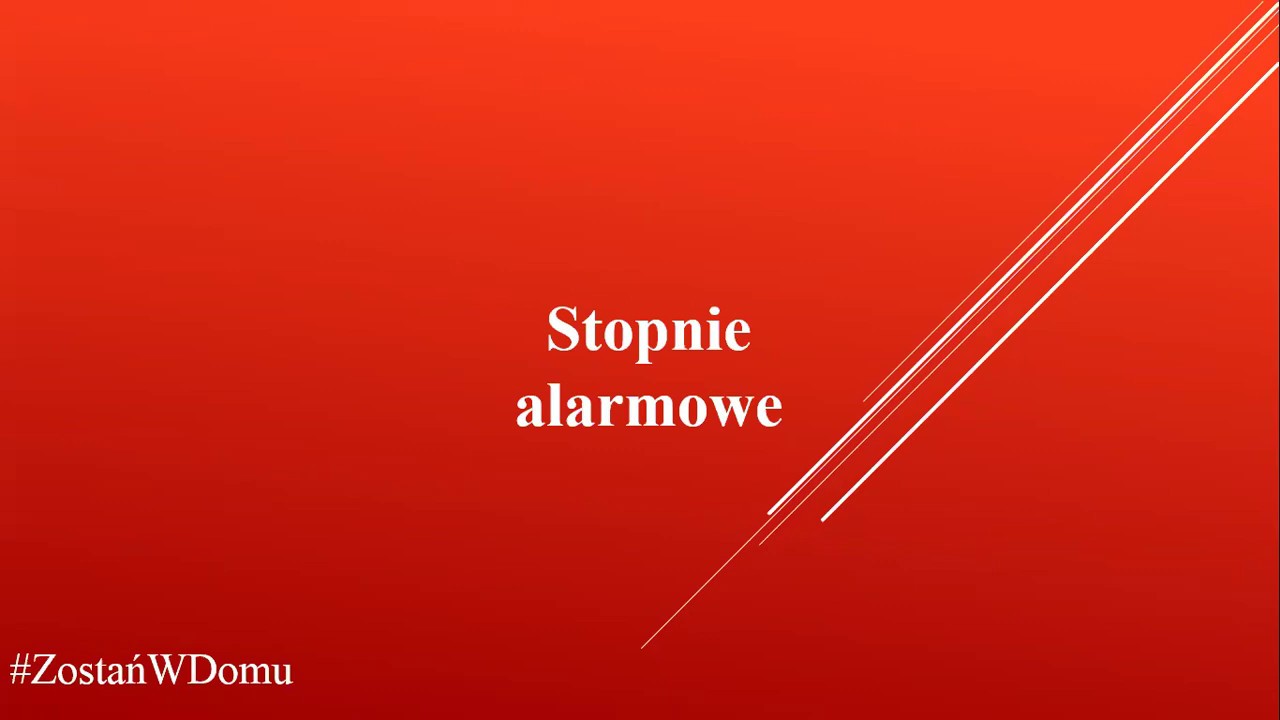 Stopnie alarmowe, EDB, Covid 19