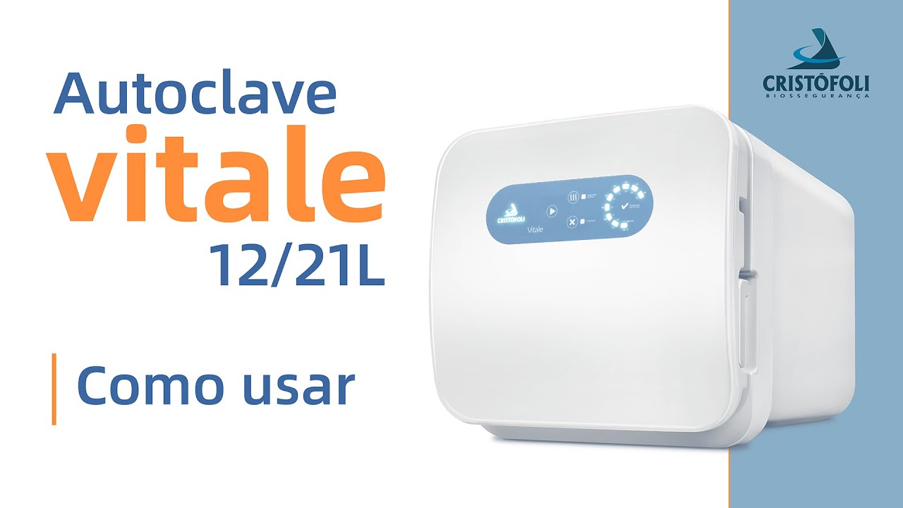 Autoclave Vitale Class 12/21L - Como usar