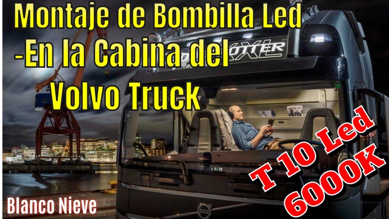 Montaje de bombilla LED BlancoFrio 24V Volvo Truck/White Cold LED bulb assembly 6000K 24V VolvoTruck