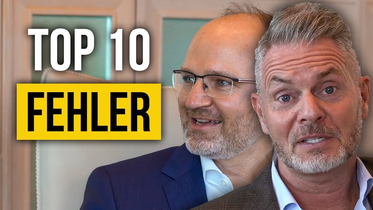 Top 10 schlimmste Fehler im Immobilienvertrieb