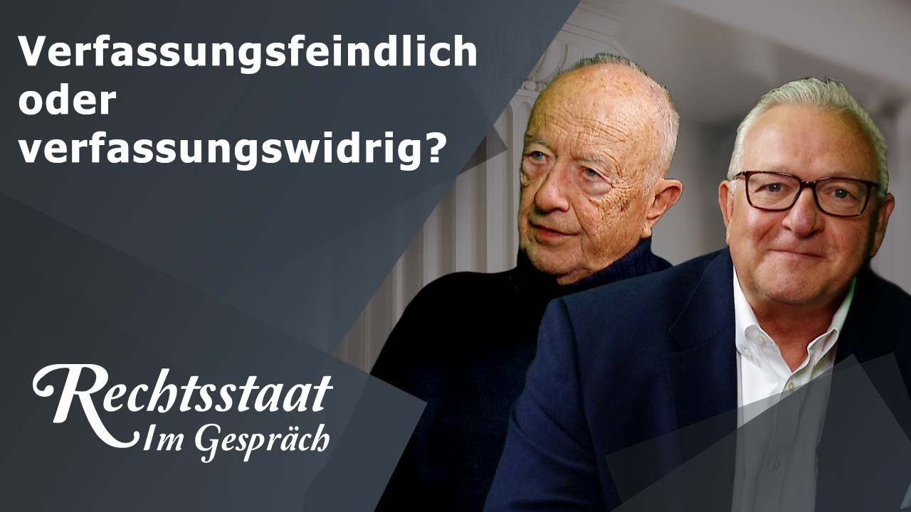 Verfassungsfeindlich oder verfassungswidrig?