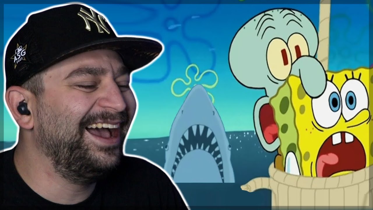 RIP SQUIDS BALLZ! - [YTP] Spingebill In A Poorly Version of Jaws REACTION!