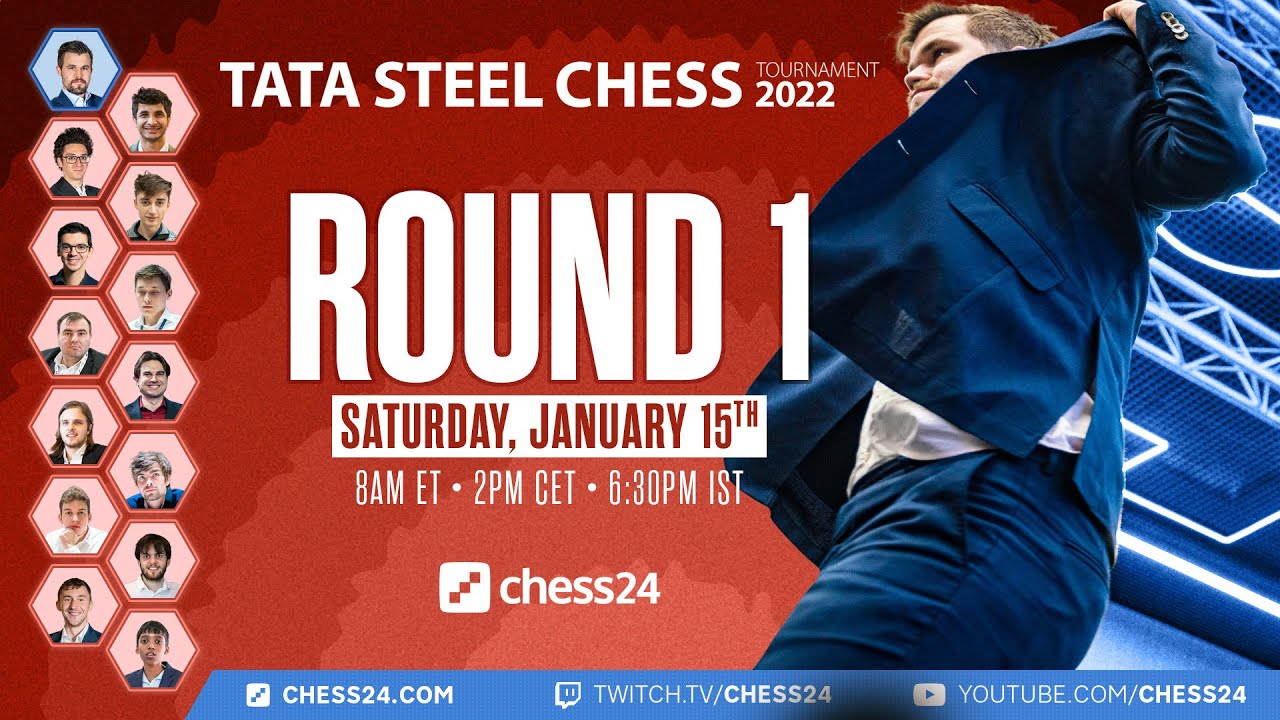 Tata Steel Chess 2022 | Round 1 | Jan Gustafsson & Peter Svidler