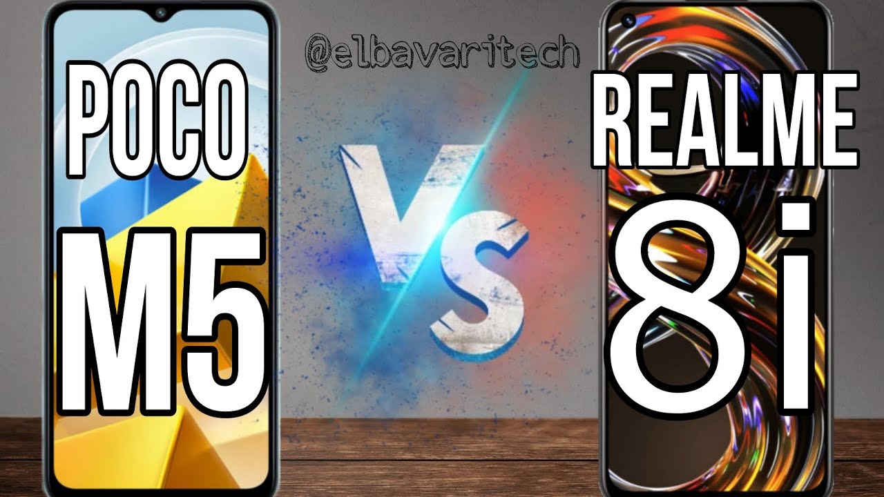 مقارنة بين Realme 8i vs Poco M5