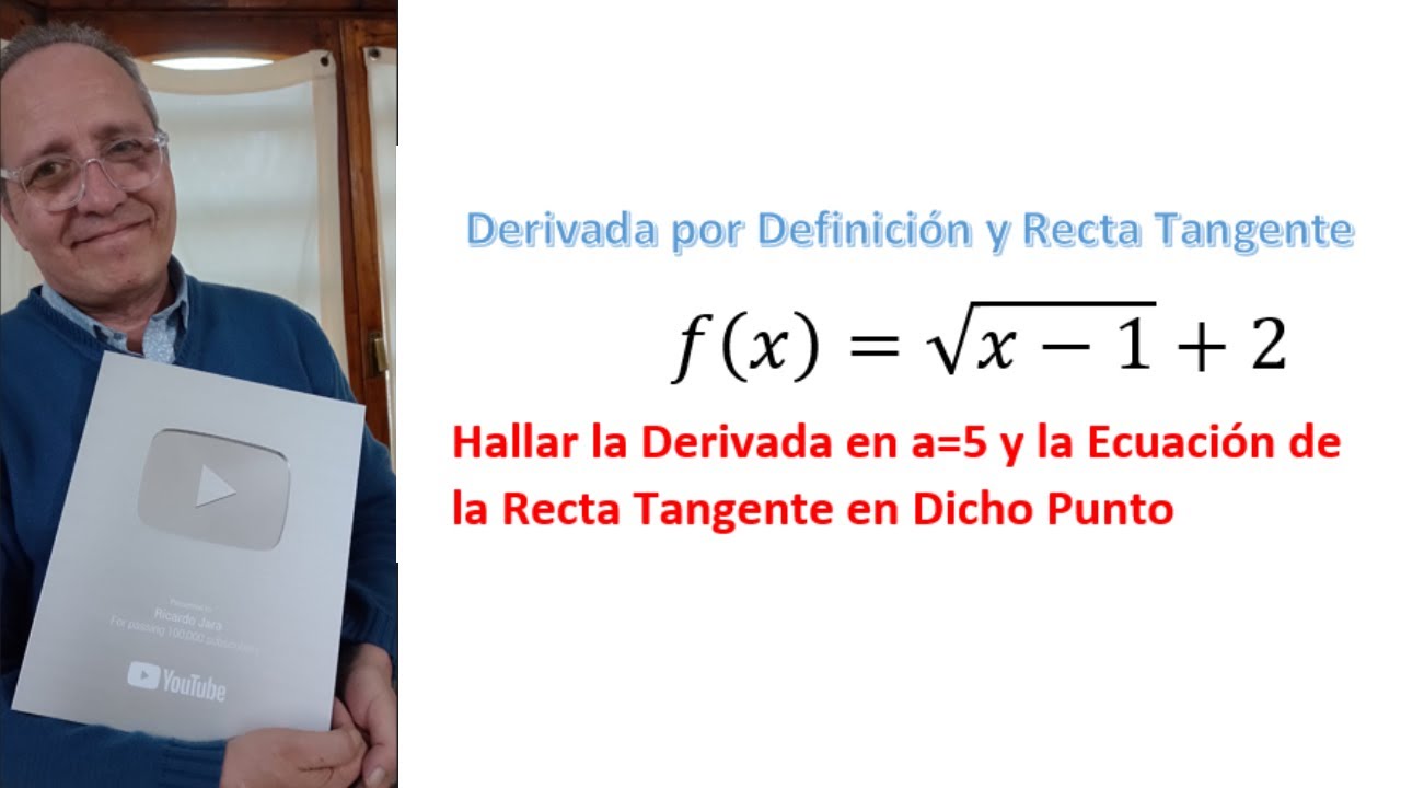 Derivada por Definición y Recta tangente