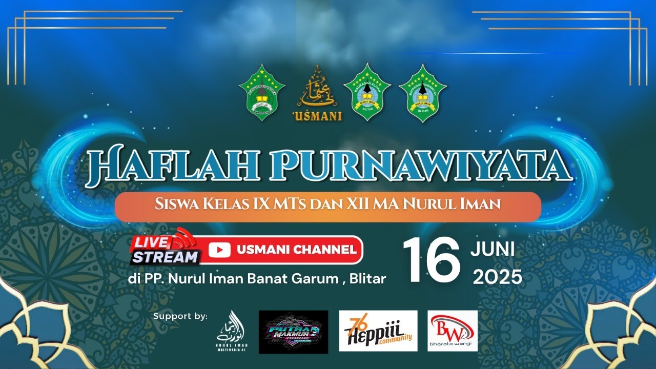Haflah Purnawiyata Siswa Kelas IX MTs dan Kelas XII MA Nurul Iman