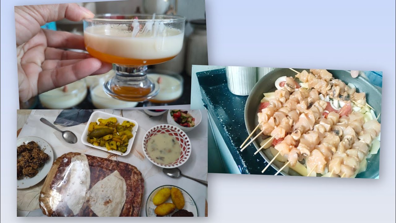 فطورنا اليوم الثامن من رمضان الخير 👍 مع ابني وأحفادي