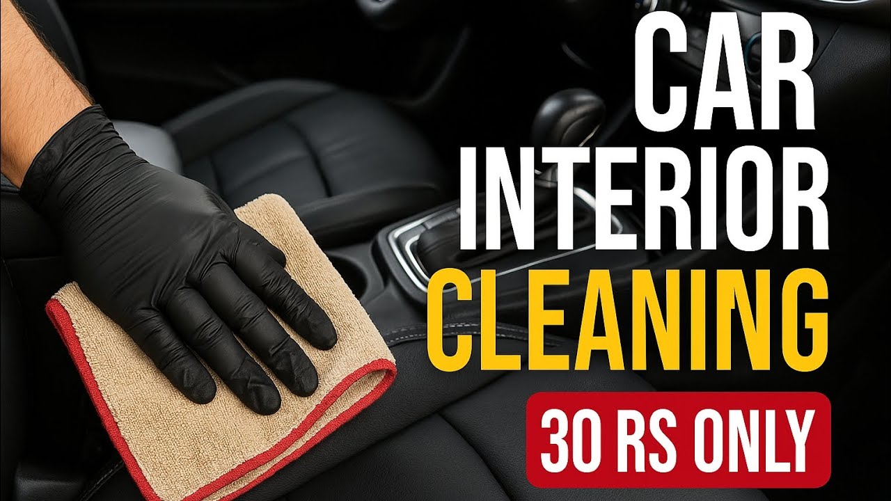 "Transform Your Car Interior for Just 30 Rs! 🧼💥 Ultimate Cleaning Hack Revealed!" 