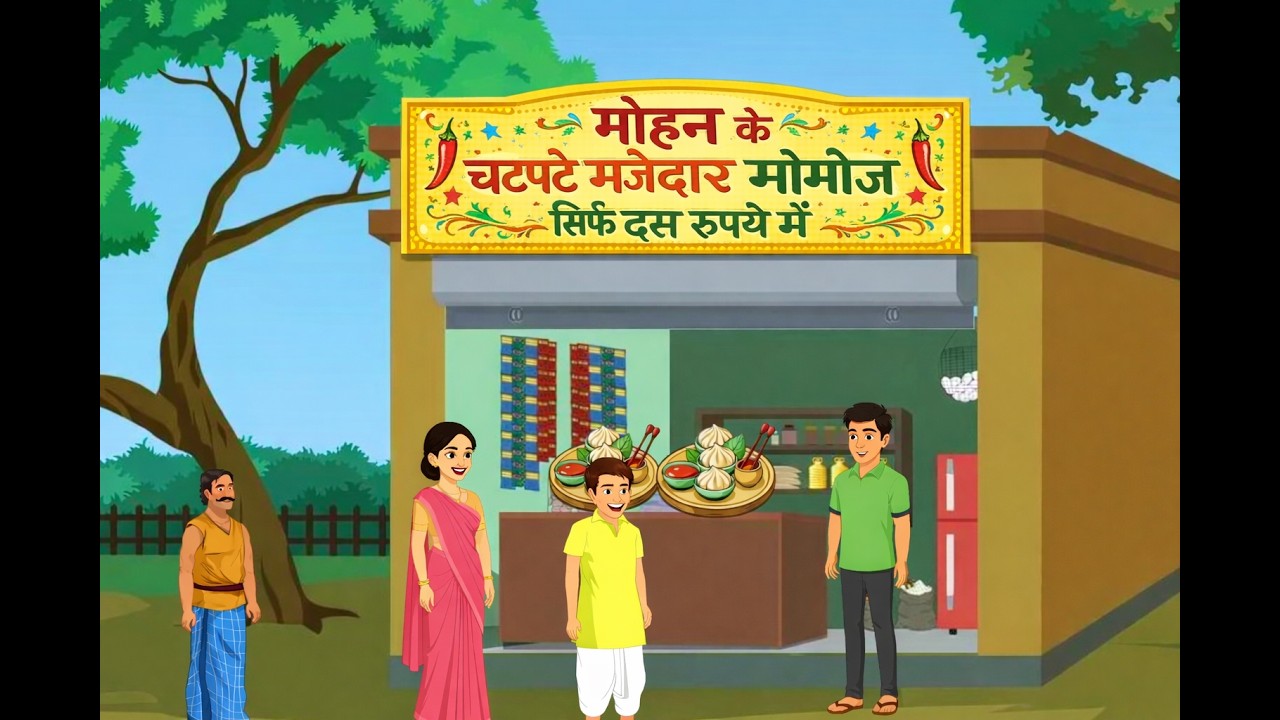 मोहन के मज़ेदार मोमोज़ |कहानी | हिंदी | hindi story