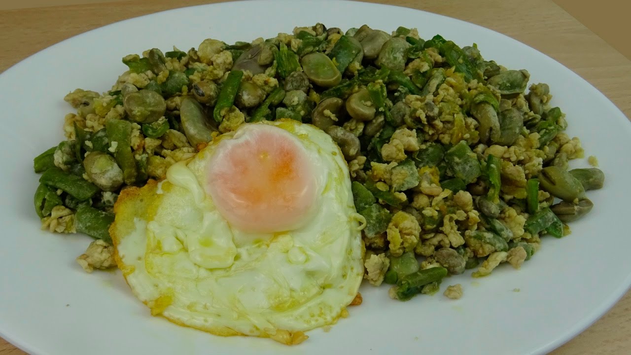 REVUELTO DE HABAS | RECETA FÁCIL Y RÁPIDA