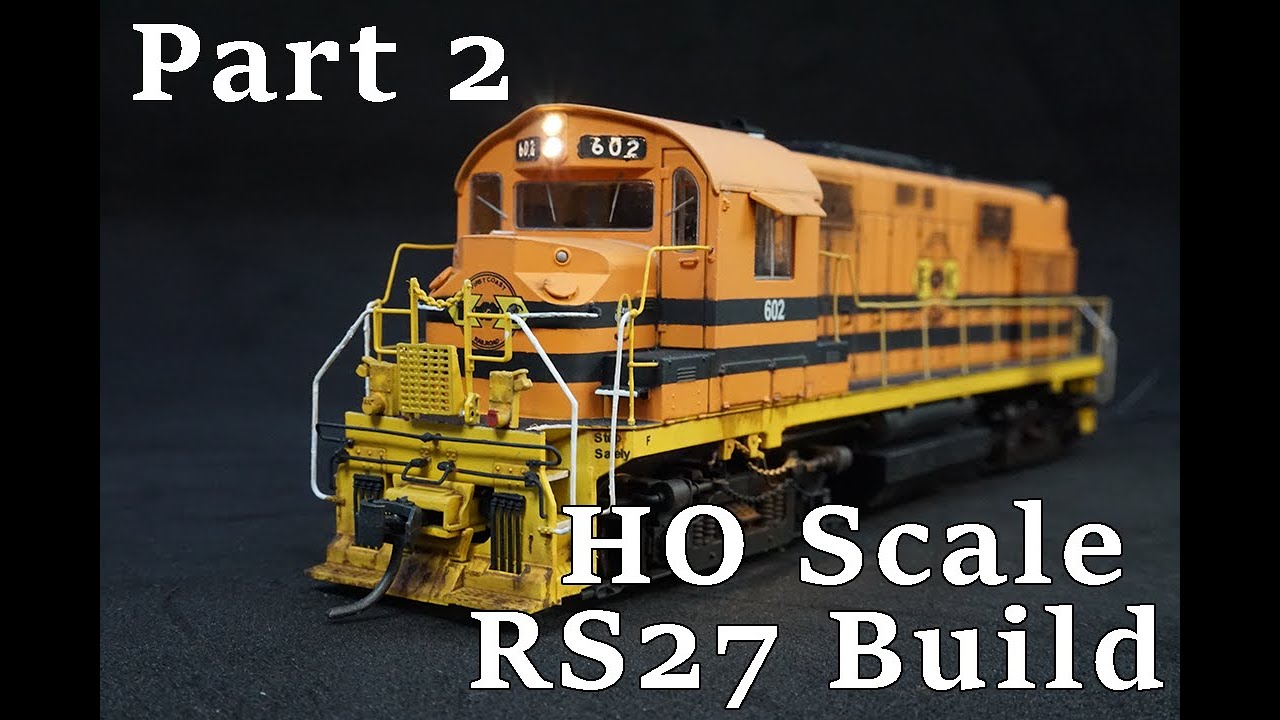 Building An HO Scale ALCO RS27 Part 2 | Sound, Lights & Weathering