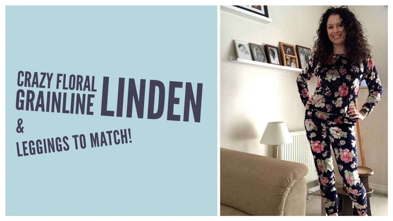 Crazy Floral Linden and Leggings to Match!