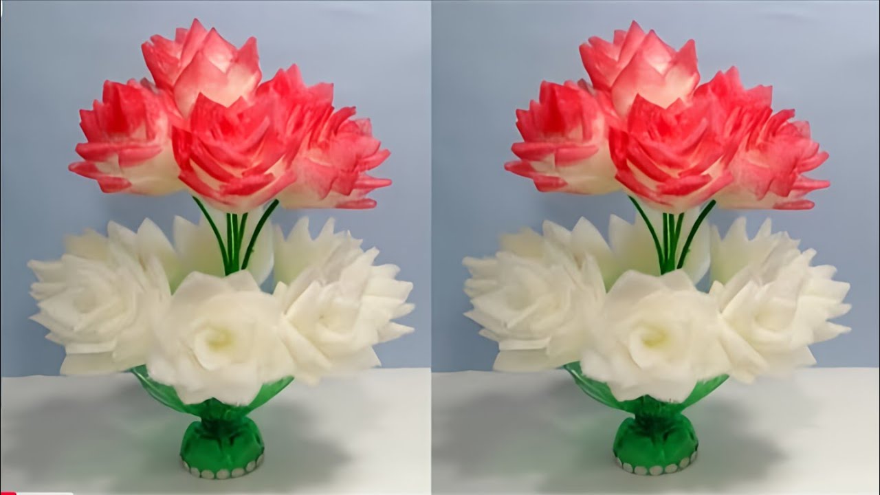 “Kya Aap Foam se Itna Sundar Gulab Bana Sakte Ho? 🌹 | Easy Foam Rose Flower Making”