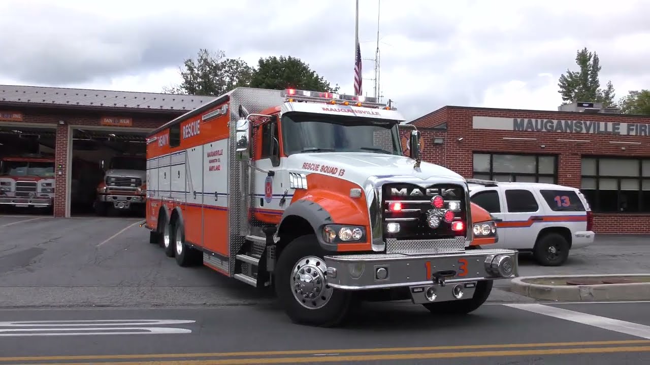 Maugansville Goodwill Volunteer Fire Co- Rescue Squad 13 Responding September 2023