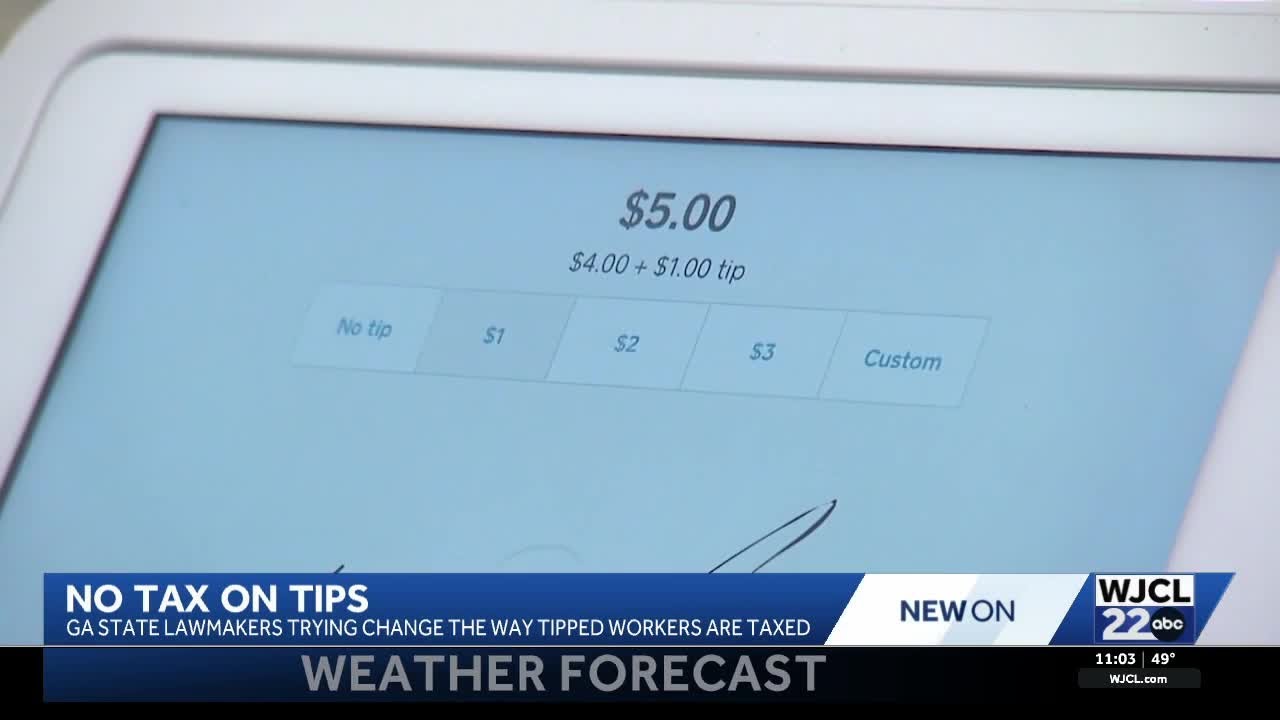 Georgia lawmakers plan to revisit proposal to exempt tips from state income tax
