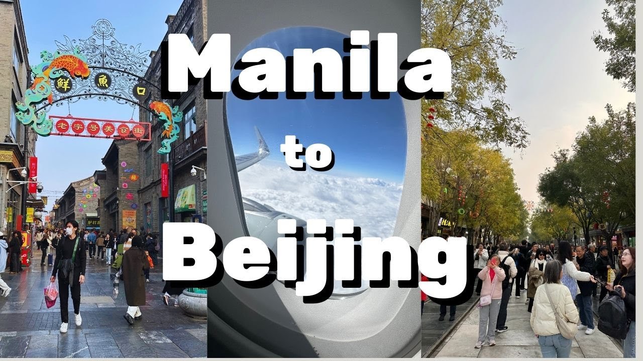 China Vlog: Day 0 - China Eastern Airlines, Qianmen Street, Michelin Dinner, Budget Hotel