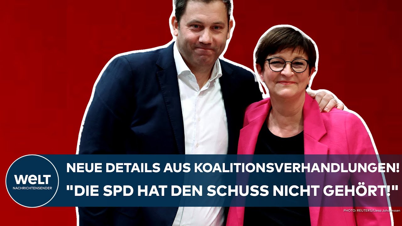 DEUTSCHLAND: Neue Details aus den Koalitionsverhandlungen! 