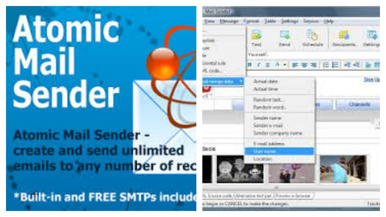 HOW TO Setup The SMTP of  Atomic Mail Sender !