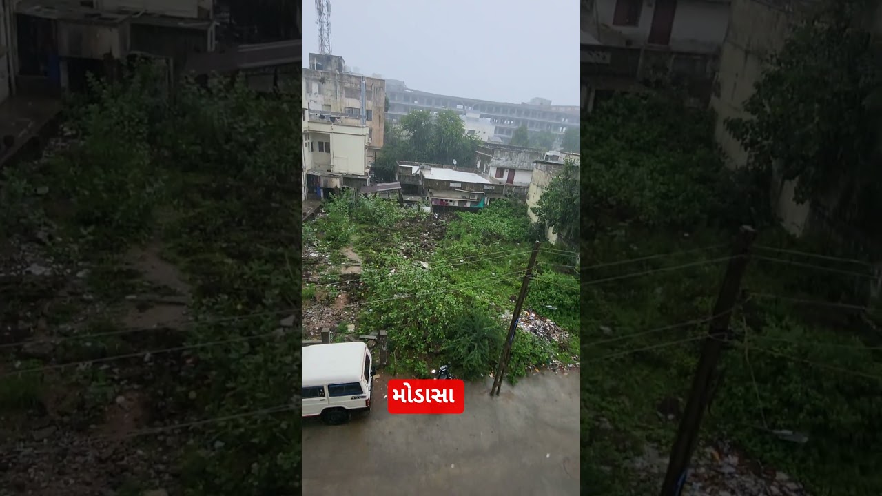 # #viral #rain #atmosphere #modasa #barish