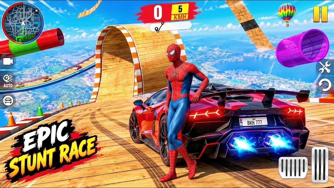 Extreme Car Stunt Master 3D - Sports Cars on Incredible Tracks