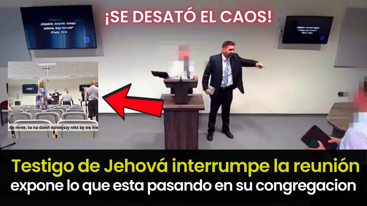 IMPRESIONANTE! Testigo de Jehova lo citan al COMITÉ pero Interrumpe la Reunión y EXPONE el caso
