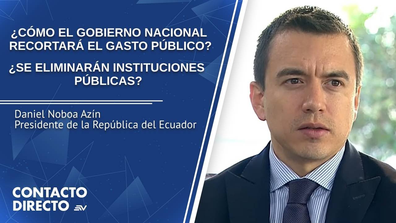 Entrevista Daniel Noboa Azín, Presidente de la República del Ecuador | Contacto Directo | Ecuavisa