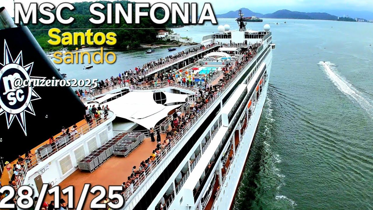MSC SINFONIA cruzeiro navio cruise santos 