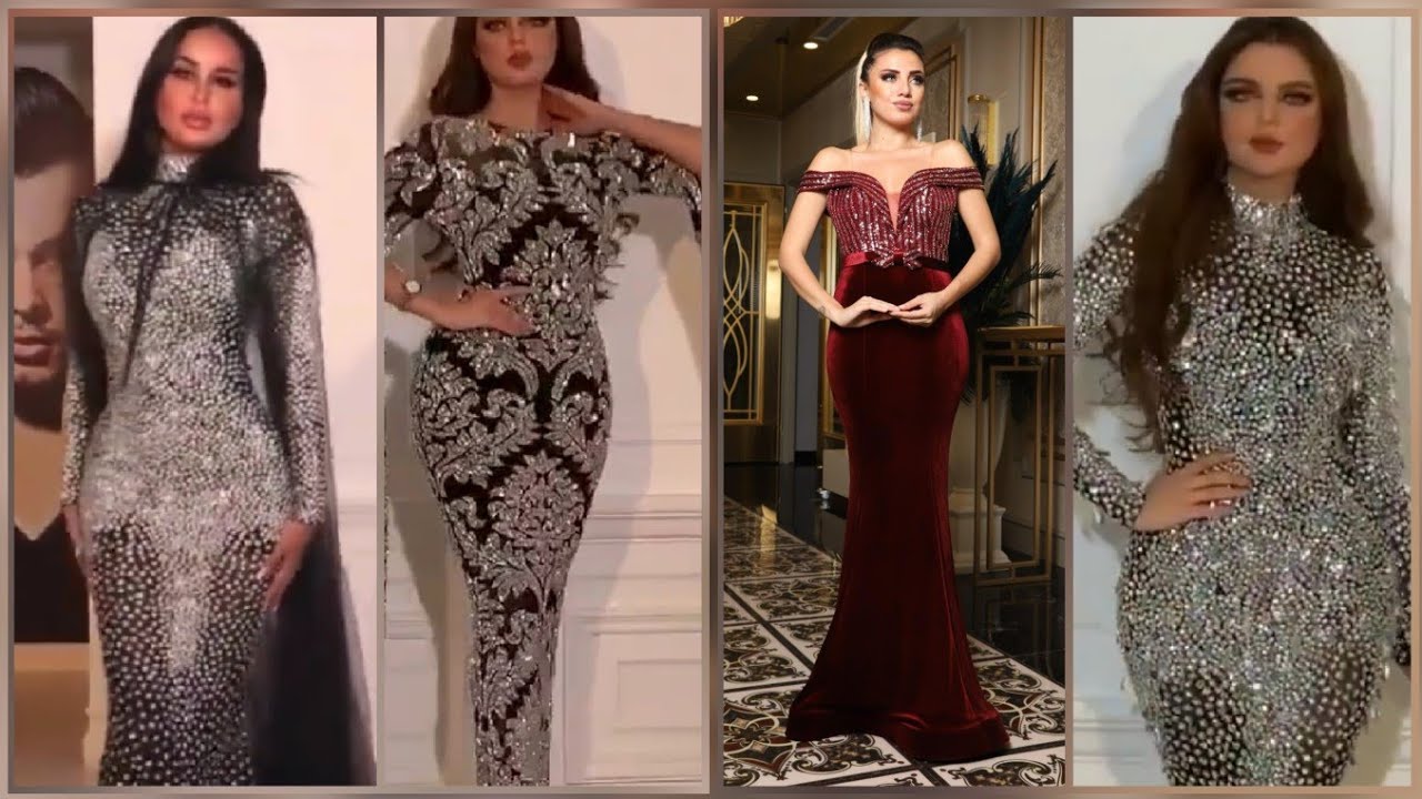 فساتين سهرة طويلة للمناسبات احدث الموديلات ⭐ جزء1 Evening Dresses   ⭐Gece Elbise Abiye Modelleri
