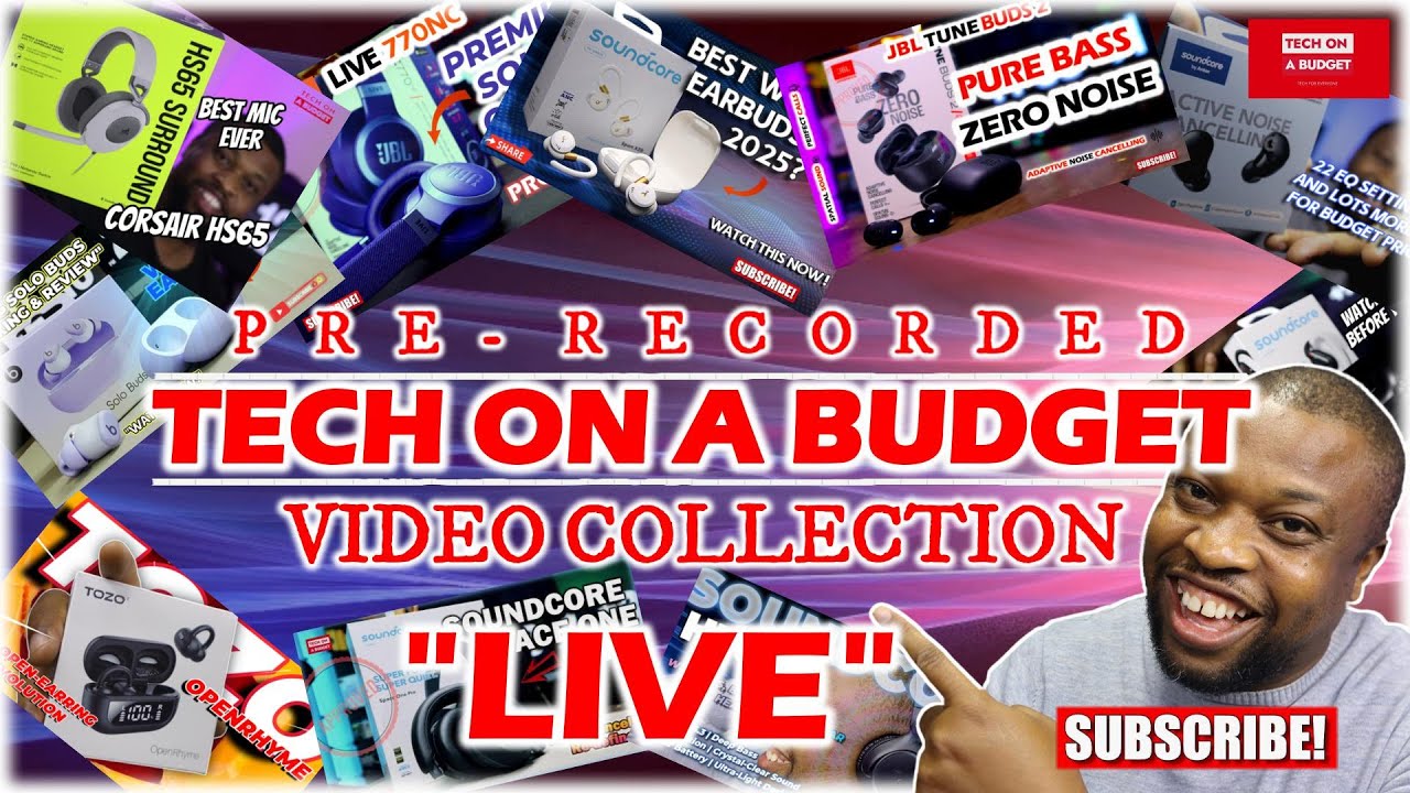 Tech On A Budget Live: Headphones, Earbuds & Speakers&mdash;Best Picks for Your Wallet!