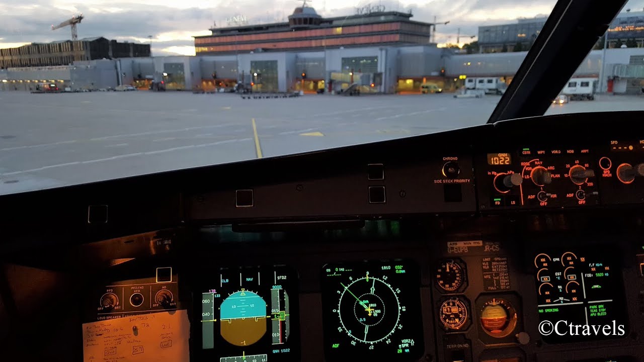 British Airways Geneva to London A319 Economy class [Full HD]